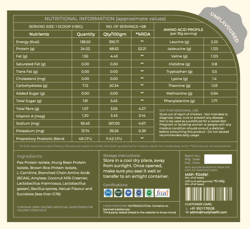 Assorted Plant Protein - 3 sachets