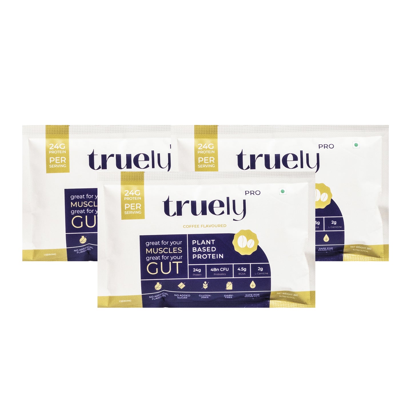 Truely Pro: Plant-Based Protein - Coffee