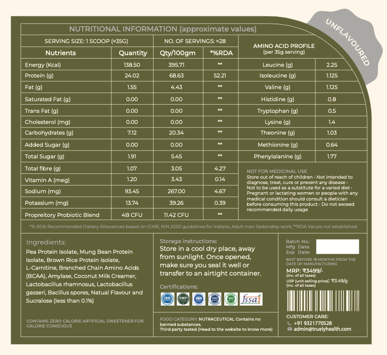 Assorted Plant Protein - 3 sachets